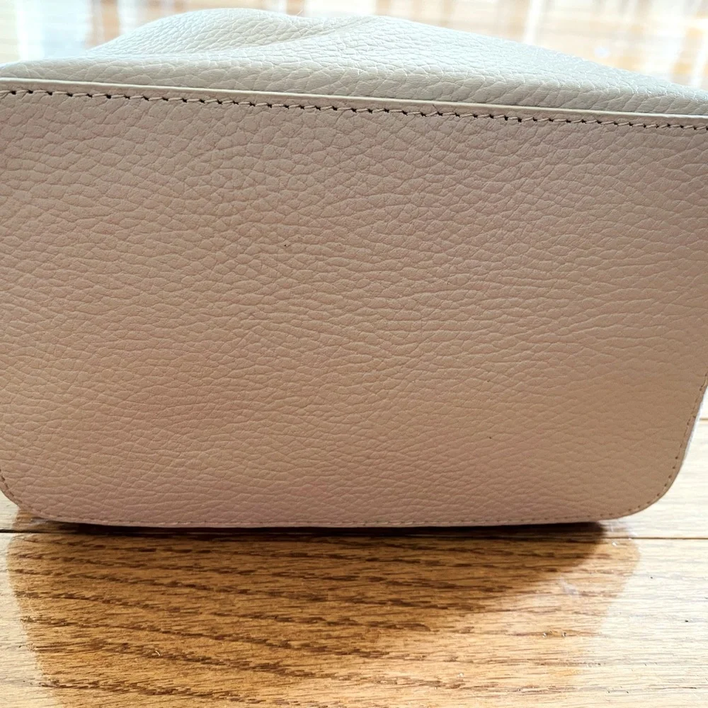 NEW J.Crew Factory Leather Bucket Bag with Tassels - Picture 5 of 9